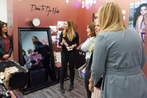 Mirror Booth Incoporated Into Shopping Experience At Maybelline Store